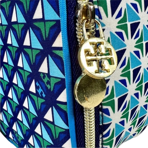 TORY BURCH X NEIMAN MARCUS X TARGET Blue Kaleidoscope Lunch Box Bag - Picture 9 of 16